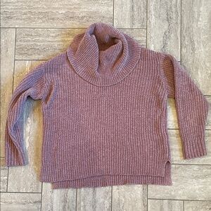 Joe Fresh chenille knit cowl neck sweater